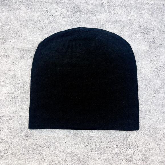 y2k grunge gothic punk black and gray skull beanie - Picture 3 of 6